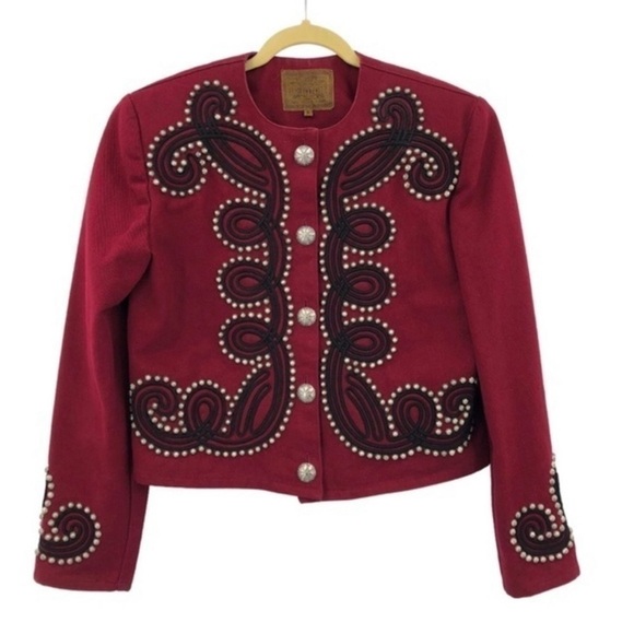 Double D Ranch Wear vintage Heavily Embellished studded jacket RARE - Picture 3 of 14